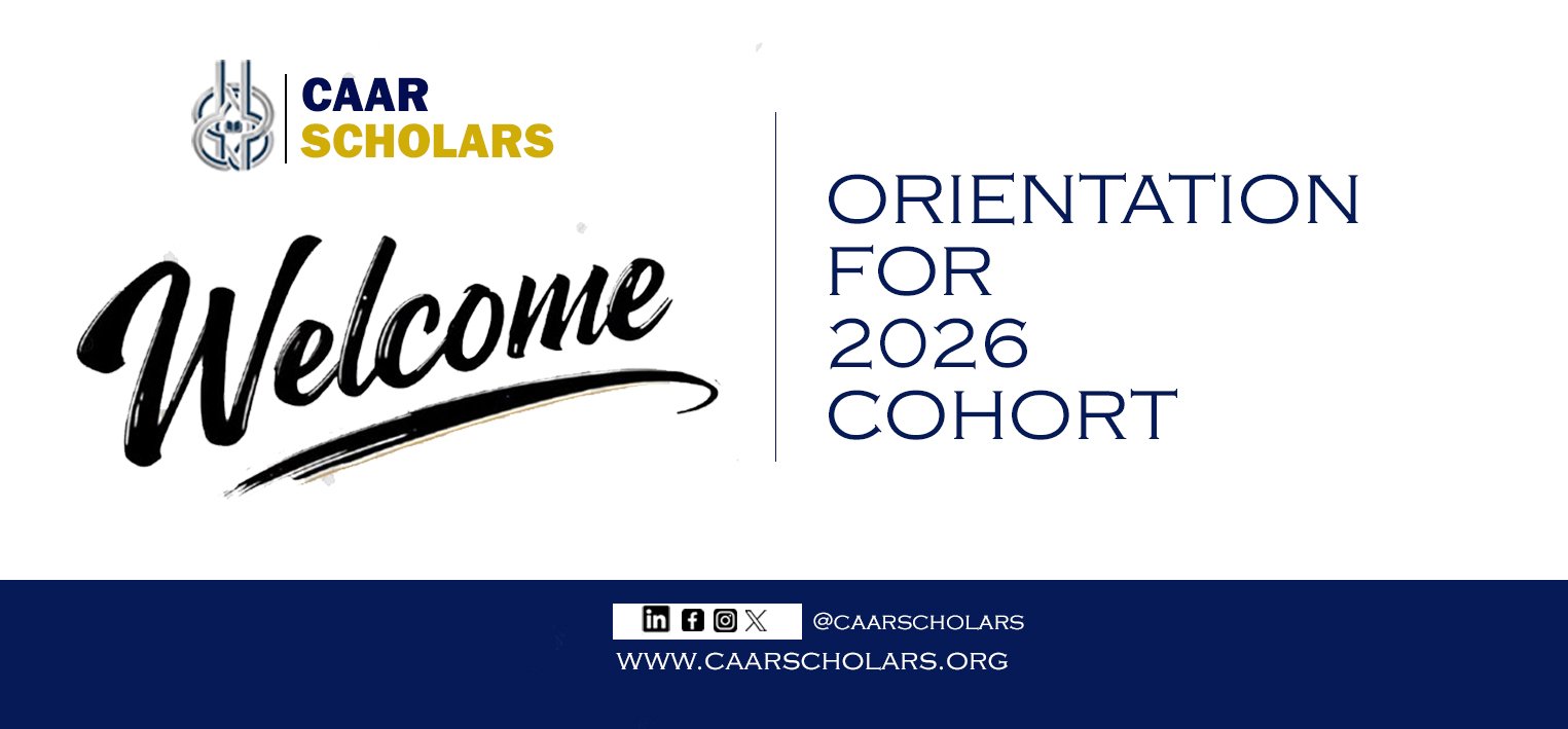 CAAR Scholars Successfully Holds Orientation for the 2026 Fellowship Cohort