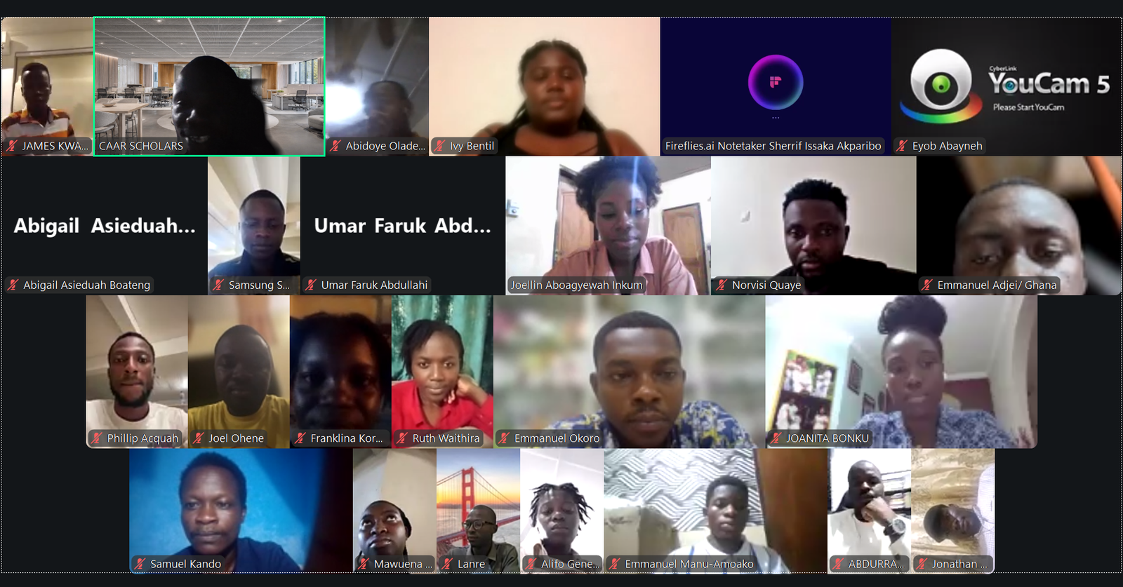 CAAR Scholars Successfully Holds Orientation for the 2026 Fellowship Cohort